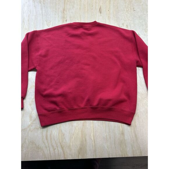 Vintage Hard Rock Cafe San Francisco Save The Planet Sweatshirt 90s Red Size XL - Picture 7 of 9